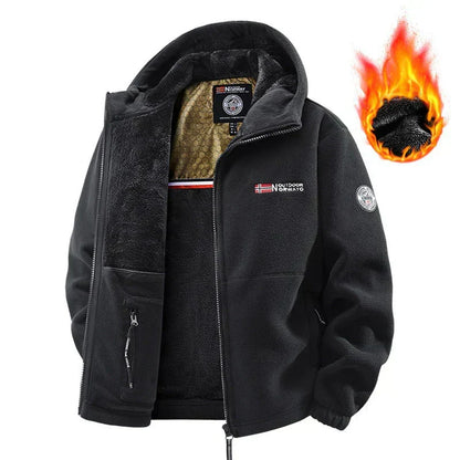 🔥LAST DAY PROMOTION - 50%OFF🔥Upgraded Unisex Hooded Casual Graphene Heated Insulated Jacket (with Internal Pockets)