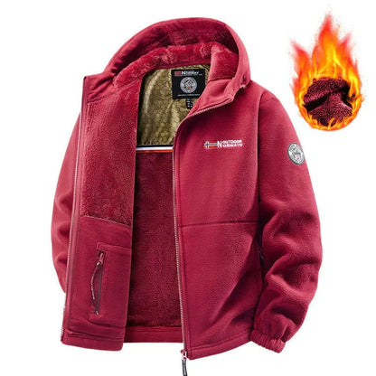 🔥LAST DAY PROMOTION - 50%OFF🔥Upgraded Unisex Hooded Casual Graphene Heated Insulated Jacket (with Internal Pockets)
