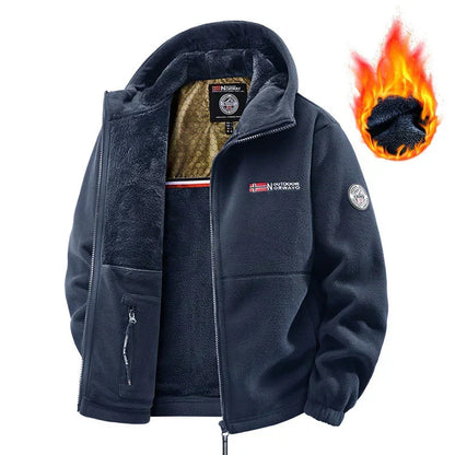 🔥LAST DAY PROMOTION - 50%OFF🔥Upgraded Unisex Hooded Casual Graphene Heated Insulated Jacket (with Internal Pockets)