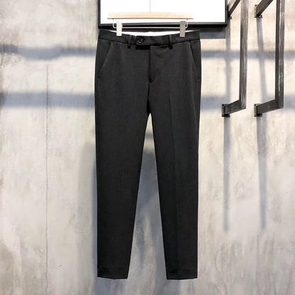 Solid Slim Fit Formal PANTS — 🌱Spring Sale 50% Off