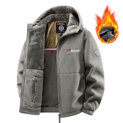 🔥LAST DAY PROMOTION - 50%OFF🔥Upgraded Unisex Hooded Casual Graphene Heated Insulated Jacket (with Internal Pockets)