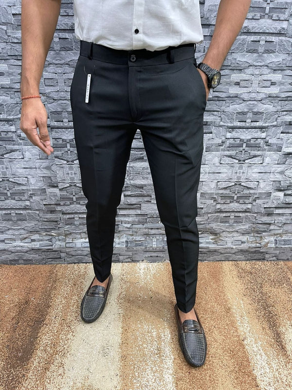 Solid Slim Fit Formal PANTS — 🌱Spring Sale 50% Off