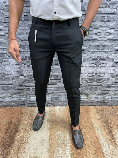 Solid Slim Fit Formal PANTS — 🌱Spring Sale 50% Off