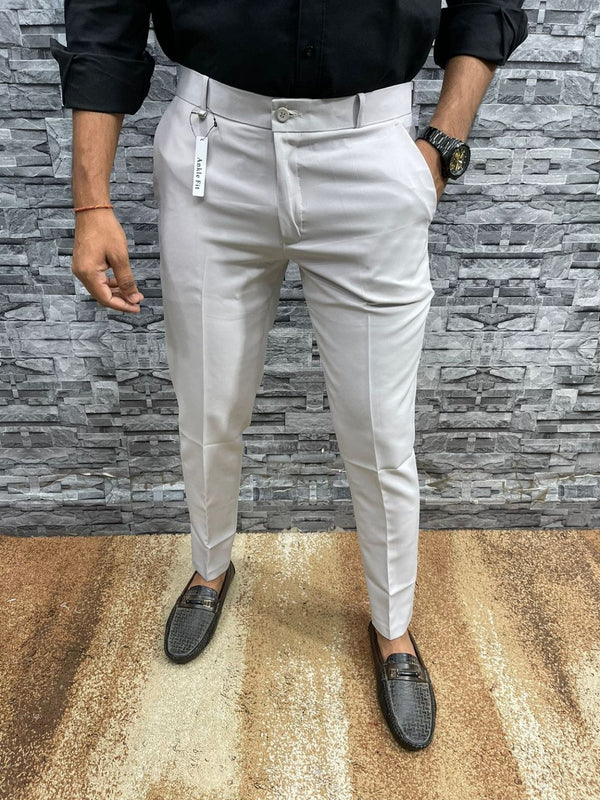 Solid Slim Fit Formal PANTS — 🌱Spring Sale 50% Off