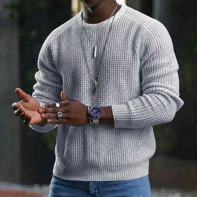 ✨2026 Collection at 50% OFF & FREE SHIPPING✈️JMIERR Men's Crewneck Sweater Soft Casual Sweaters Classic Long Sleeve Pullover Sweaters with Ribbing Edge
