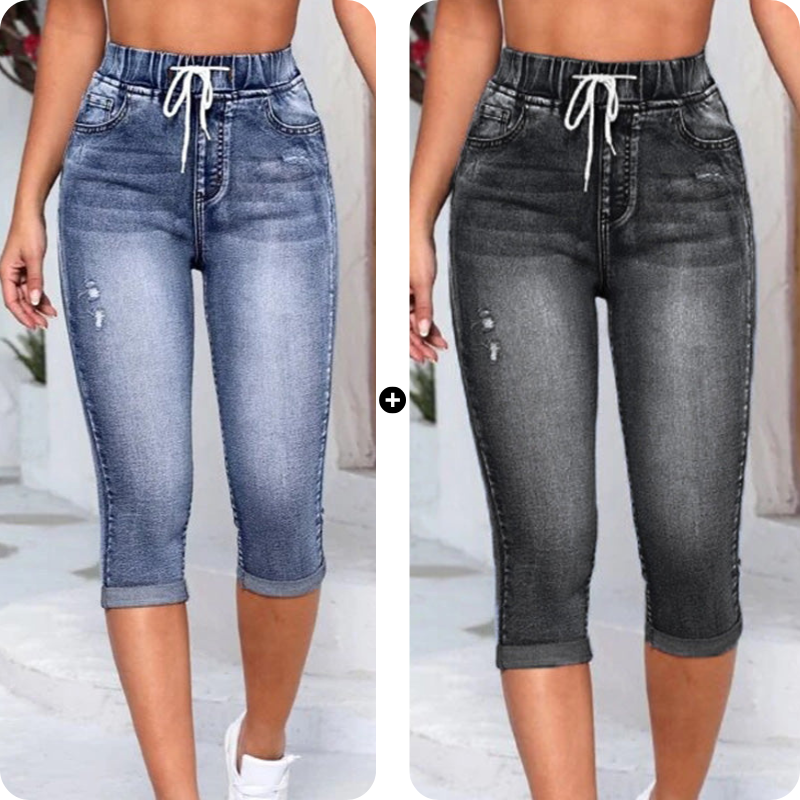 ✨2026 Hot Sale 50% OFF🔥Women’s Casual High Waist Drawstring Jeans
