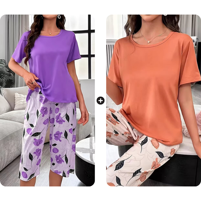 💤🔥 SUMMER DEAL: -50% 👗 Women's comfortable pajama set – soft, airy & perfect for warm nights ✨
