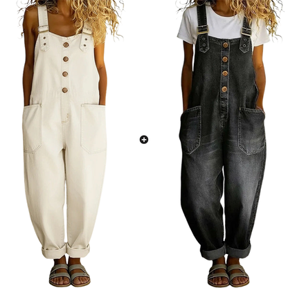 ⏰🔥LIMITED TIME 50% OFF! 👖 Women’s Casual Baggy Denim Overalls with Pockets – Comfortable, Trendy & Perfect for Everyday Outfits ✨💃