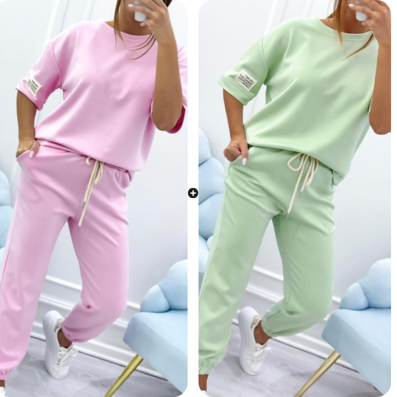 💥NEW HOT SALE💥Women's Casual Short Sleeve Top & Pants Set