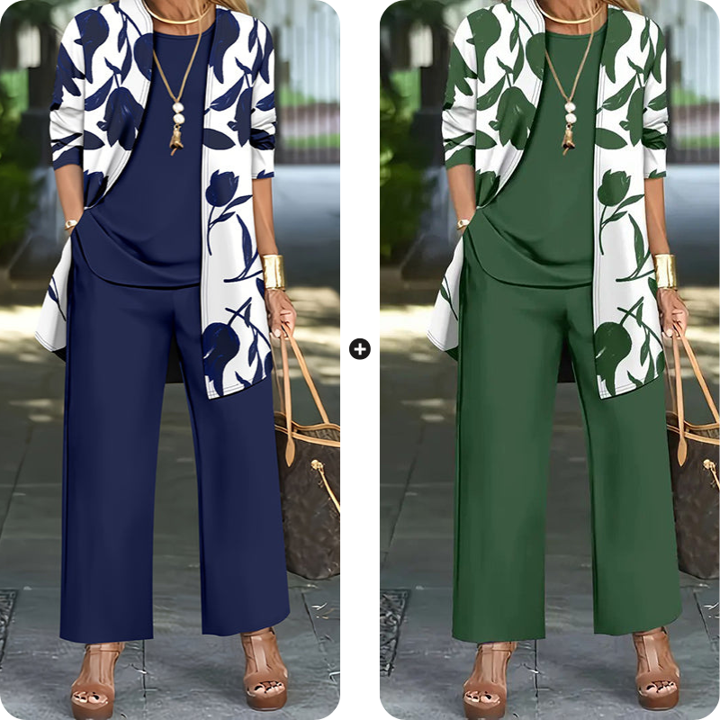 ⏰🔥LIMITED TIME 50% OFF! 👚 Women’s Casual Comfortable 3-Piece Outfit Set – Stylish, Soft & Perfect for Everyday Wear ✨💃
