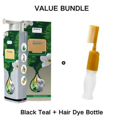 Pure Plant Extract For Grey Hair Color Bubble Dye