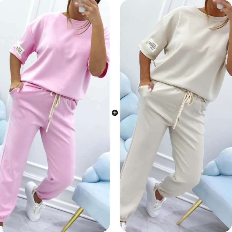 💥NEW HOT SALE💥Women's Casual Short Sleeve Top & Pants Set