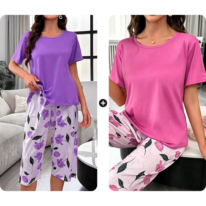 💤🔥 SUMMER DEAL: -50% 👗 Women's comfortable pajama set – soft, airy & perfect for warm nights ✨
