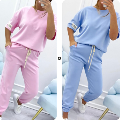 💥NEW HOT SALE💥Women's Casual Short Sleeve Top & Pants Set