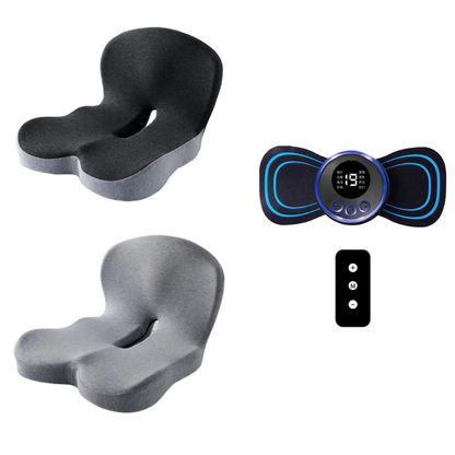 💎 50% OFF! 💎 Non-Slip Memory Foam Seat Cushion – Sciatica Relief, Breathable Mesh & Universal Fit for Car, Office & Wheelchair