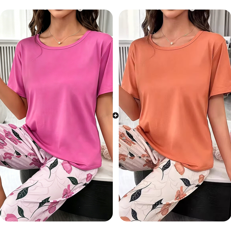 💤🔥 SUMMER DEAL: -50% 👗 Women's comfortable pajama set – soft, airy & perfect for warm nights ✨