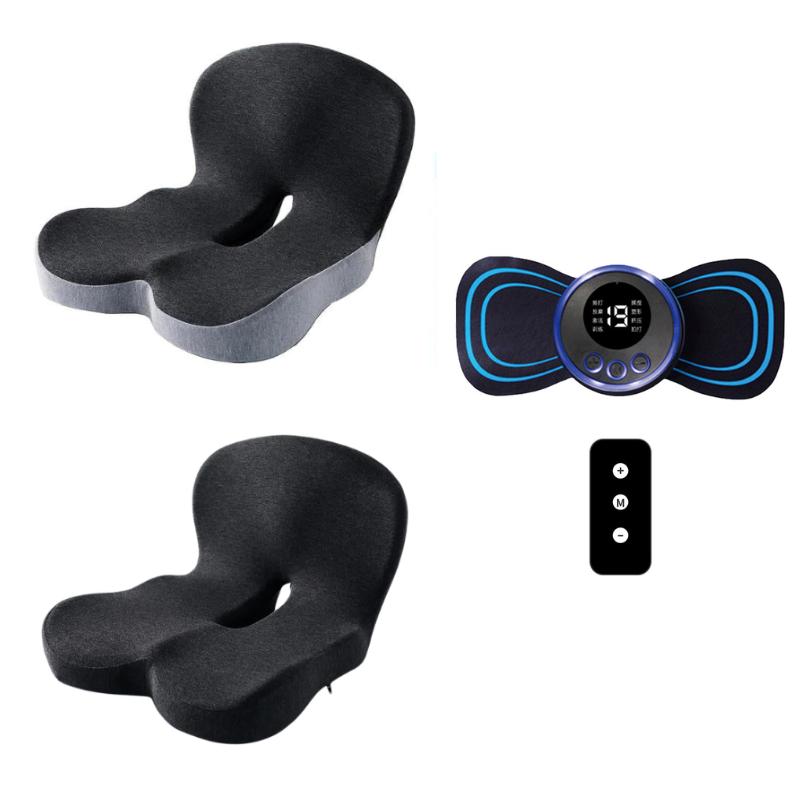 💎 50% OFF! 💎 Non-Slip Memory Foam Seat Cushion – Sciatica Relief, Breathable Mesh & Universal Fit for Car, Office & Wheelchair