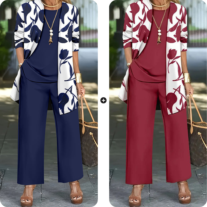 ⏰🔥LIMITED TIME 50% OFF! 👚 Women’s Casual Comfortable 3-Piece Outfit Set – Stylish, Soft & Perfect for Everyday Wear ✨💃