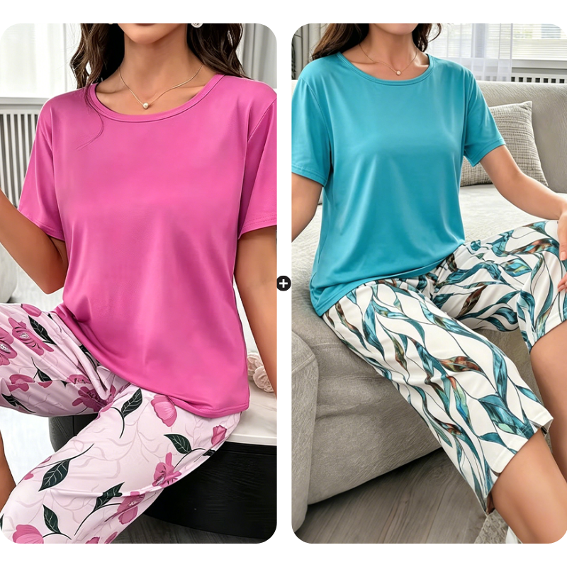 💤🔥 SUMMER DEAL: -50% 👗 Women's comfortable pajama set – soft, airy & perfect for warm nights ✨