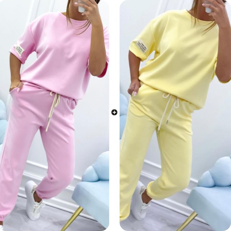 💥NEW HOT SALE💥Women's Casual Short Sleeve Top & Pants Set