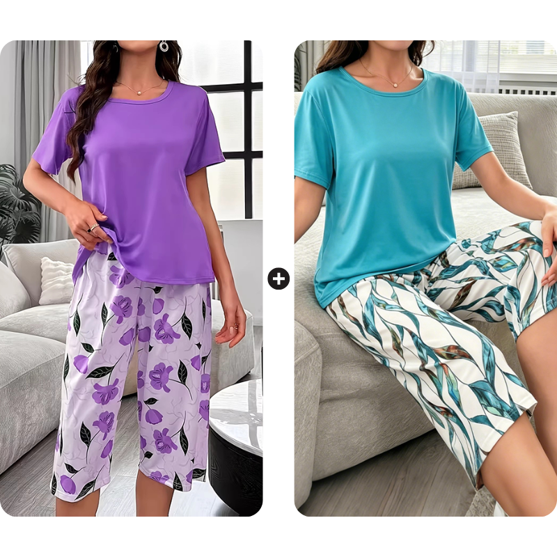💤🔥 SUMMER DEAL: -50% 👗 Women's comfortable pajama set – soft, airy & perfect for warm nights ✨
