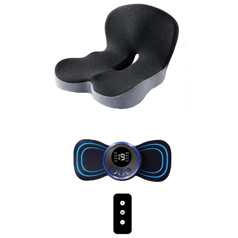 💎 50% OFF! 💎 Non-Slip Memory Foam Seat Cushion – Sciatica Relief, Breathable Mesh & Universal Fit for Car, Office & Wheelchair