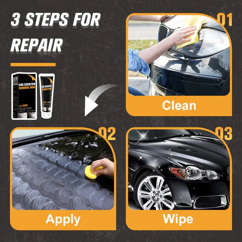 🚗✨ Car Scratch Repair Paste – Easy Application, Quick Drying & Invisible Finish 🔧