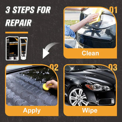 🚗✨ Car Scratch Repair Paste – Easy Application, Quick Drying & Invisible Finish 🔧