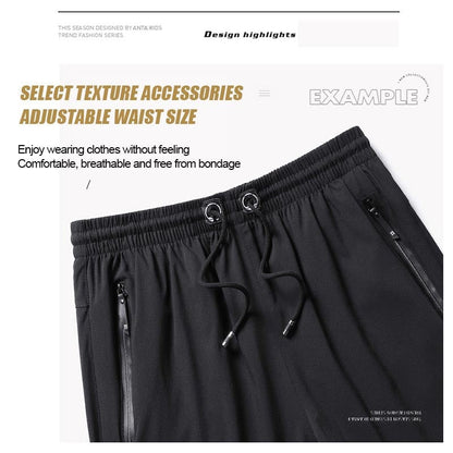 ⏰🔥2026 HOT SALE 50% OFF! 🩳 Men’s Plus Size Ice Silk Stretch Shorts – Cool, Breathable & Perfect for Summer ✨