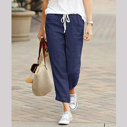 Women's Linen Casual Ankle Pants💐