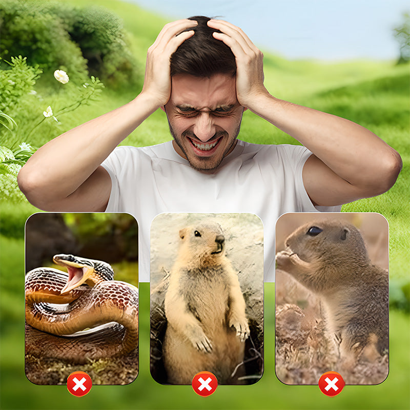 🌱 LIMITED-TIME 50% OFF! ✨ Solar Powered Mole Repellent – Waterproof, Vibration, Eco-Friendly 🐾
