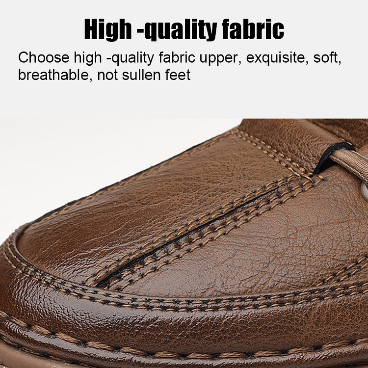 Italian handmade leather shoes, breathable casual shoes