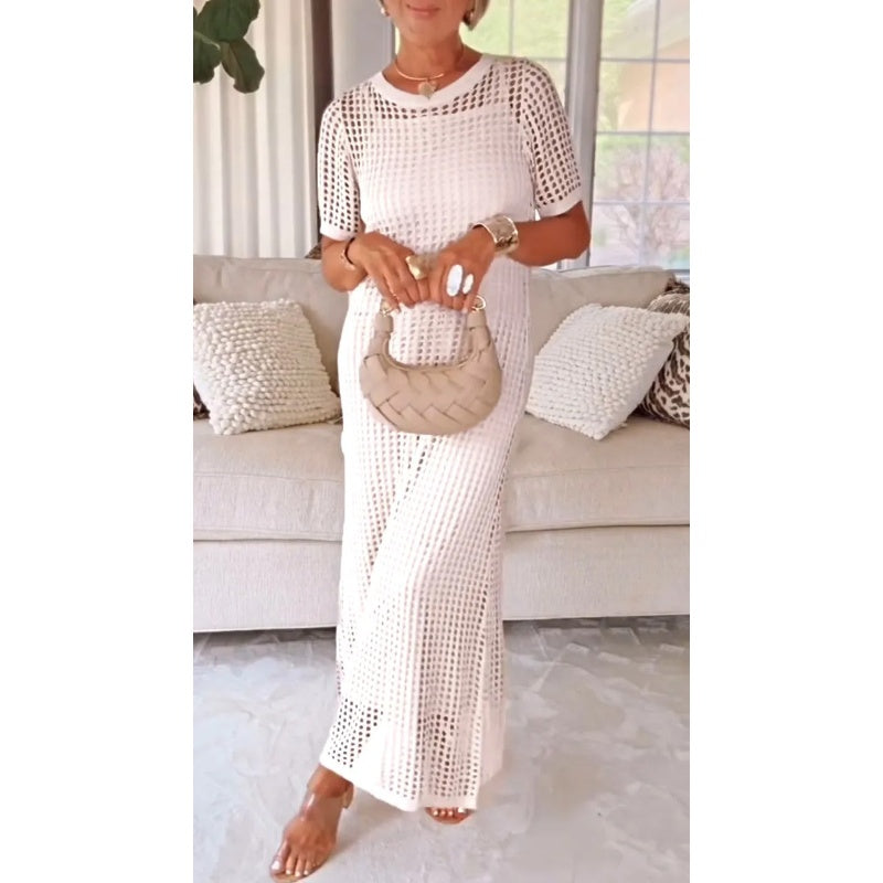 ⌛Limited Sale 50% OFF🔥👗Women's Casual Hollow - Out Maxi Dress Set | Boho Vibes✨