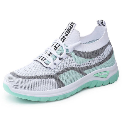 Casual lace-up running shoes for women
