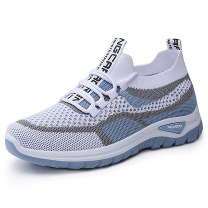 Casual lace-up running shoes for women