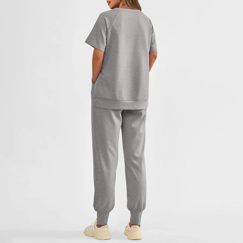 🔥49%  OFF Hat Sale🔥Women’s Casual Loose Fit Two-Piece T-Shirt & Pants Tracksuit Set