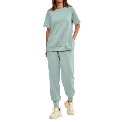🔥49%  OFF Hat Sale🔥Women’s Casual Loose Fit Two-Piece T-Shirt & Pants Tracksuit Set