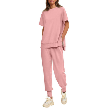 🔥49%  OFF Hat Sale🔥Women’s Casual Loose Fit Two-Piece T-Shirt & Pants Tracksuit Set