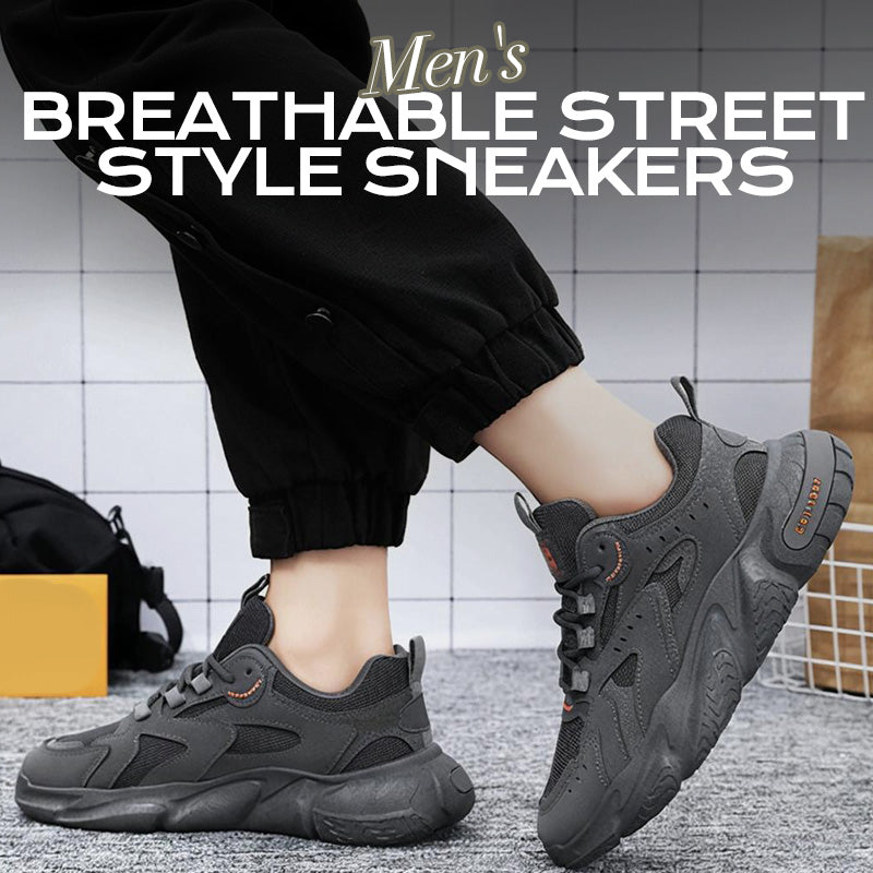 Men's Breathable Street Style Sneakers