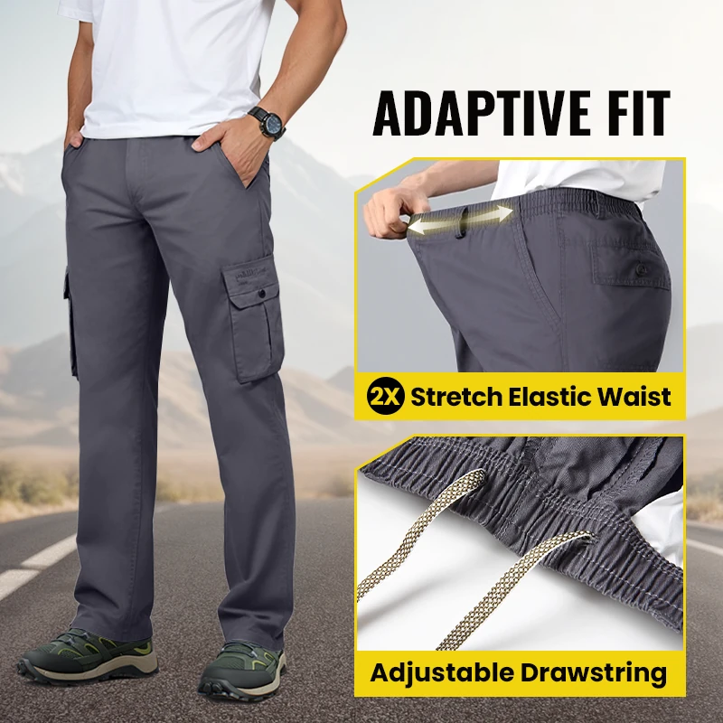 🔥Last day of clearance sale！💥Men’s Multi-Pocket Cargo Pants