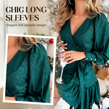 🎅LAST DAY PROMOTION - 50%OFF 🌲💖  Women's Elegant V-Neck Dress