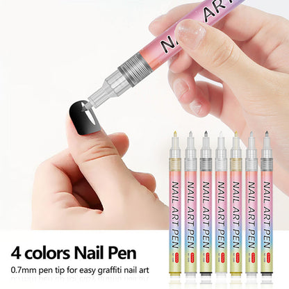 ✨12-color professional nail art pen set