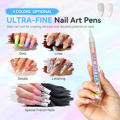 ✨12-color professional nail art pen set
