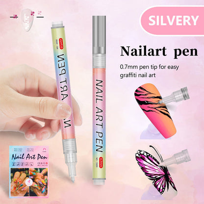 ✨12-color professional nail art pen set