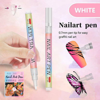 ✨12-color professional nail art pen set