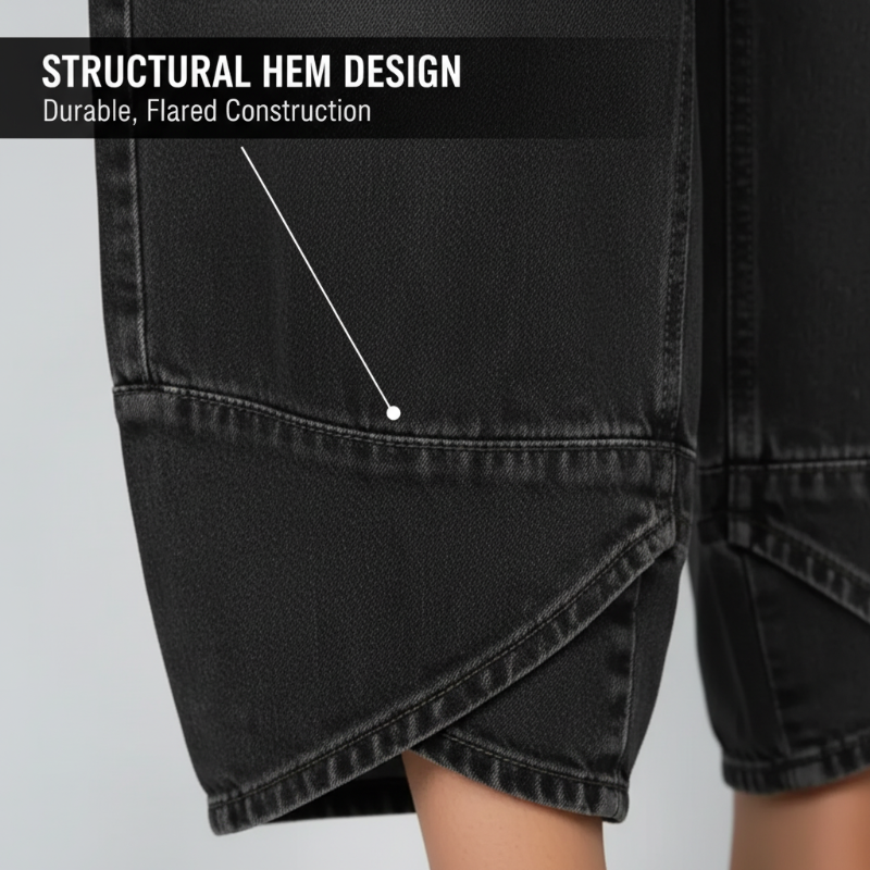 🔥Limited-time offer-Women's Casual Wide-Leg Cropped Jeans