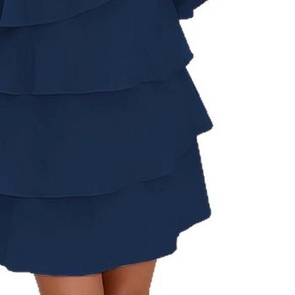 💃LAST DAY SAEL 60% OFF!!✨Women's Tiered Ruffle Dress with Flared Sleeves