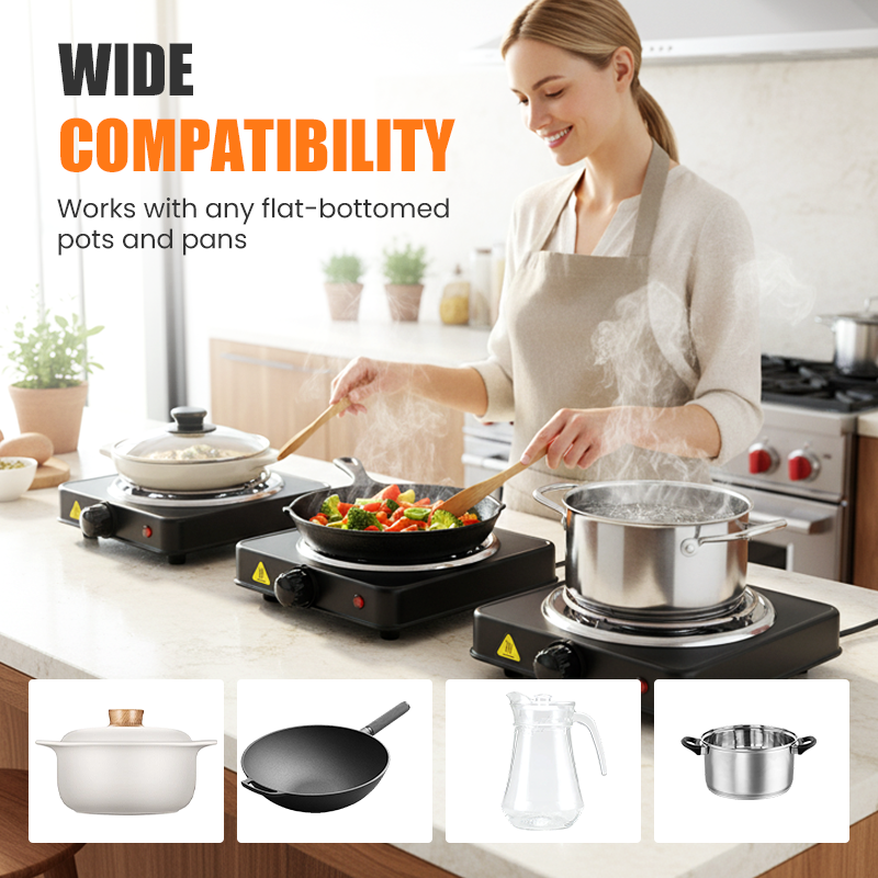 🎁2026 New Arrival 50% OFF💥Multifunctional Electric Cooktop for Home Use