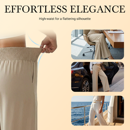 Women’s Stylish High-Waist Wide-Leg Pants