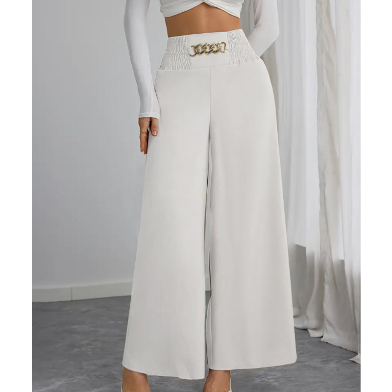 Women’s Stylish High-Waist Wide-Leg Pants